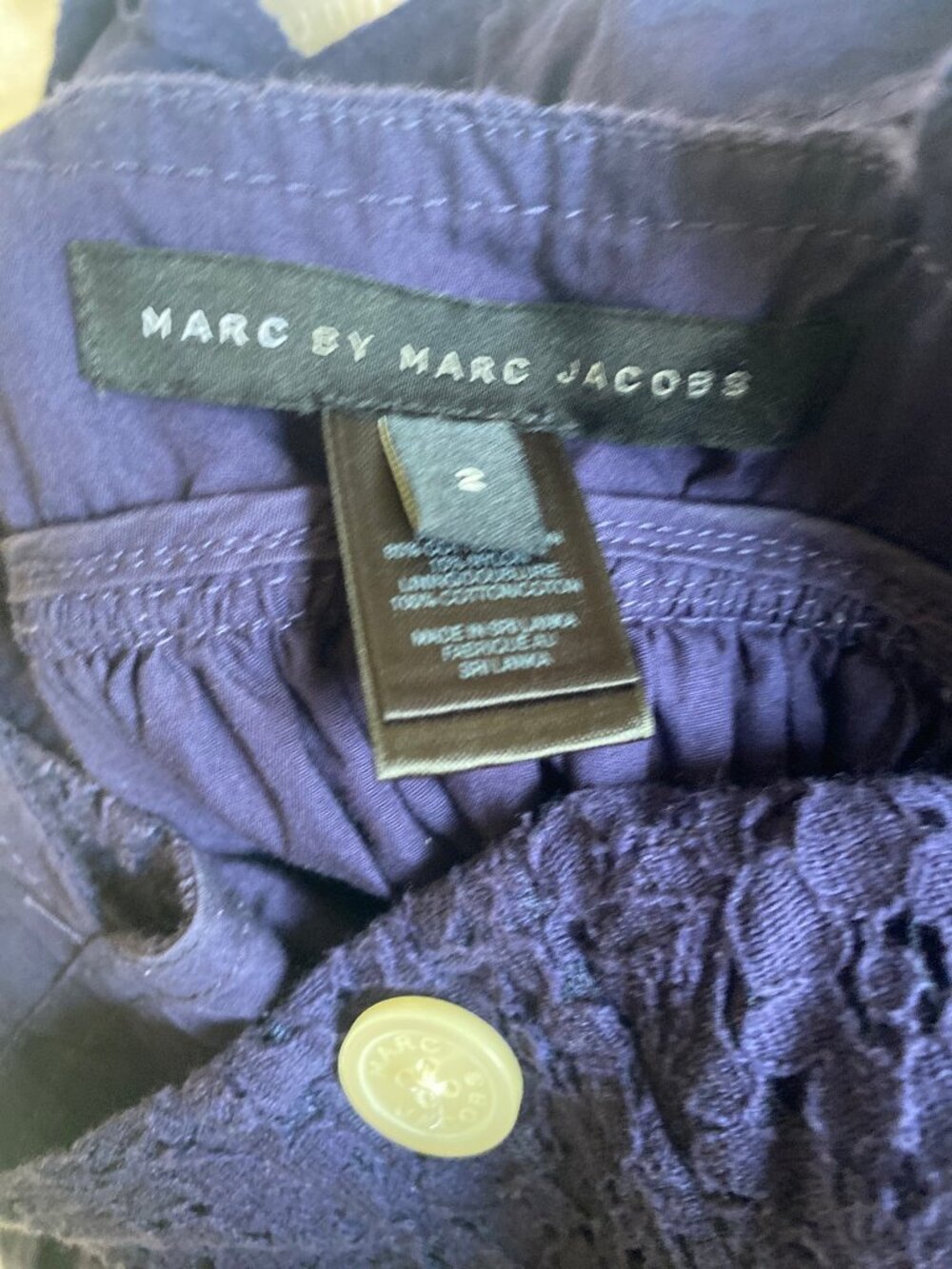Marc by Marc Jacobs blue eyelet sundress 500 Days of Summer dress - Picture 6 of 6